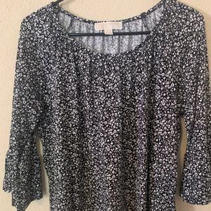 🌻 3/25 Michael Kors flower print blouse